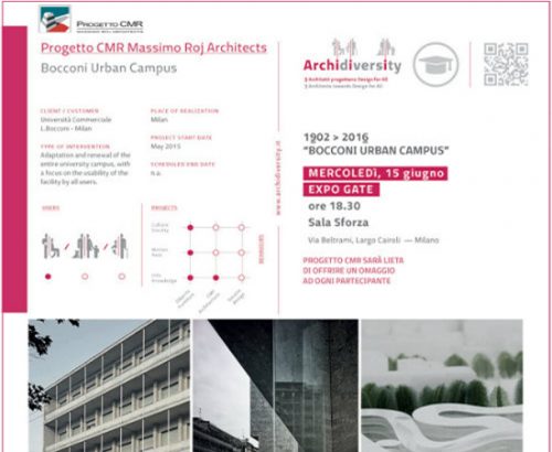 Progetto CMR ad Archidiversity Progetto CMR ad Archidiversity