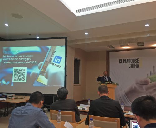 Massimo Roj speaks at Klimahouse China Congress 2016 Massimo Roj speaks at Klimahouse China Congress 2016
