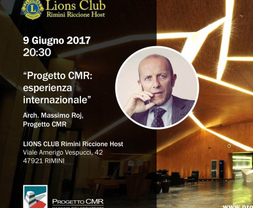 Massimo Roj al prossimo meeting del Lions Club Massimo Roj al prossimo meeting del Lions Club