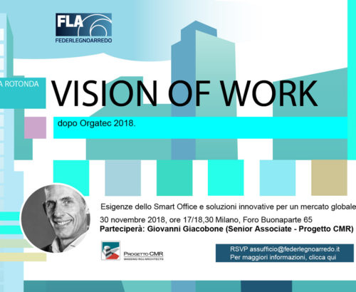 Progetto CMR alla tavola rotonda “Visions of Work” Progetto CMR alla tavola rotonda “Visions of Work”
