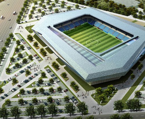Shopping mall and Arena Shopping mall and Arena