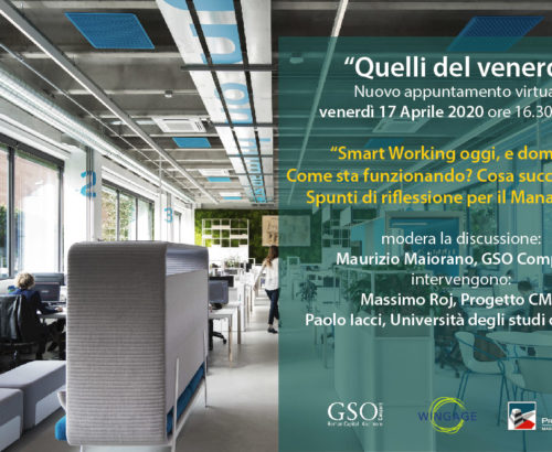“Distance Workshop” la contemporaneità dello smart working “Distance Workshop” la contemporaneità dello smart working