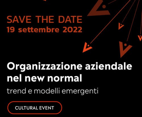 Save the Date: Organizzazione aziendale nel new normal Save the Date: Organizzazione aziendale nel new normal