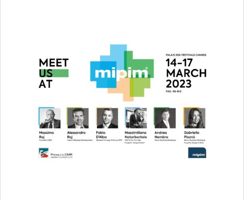 IL GRUPPO PROGETTO CMR AL MIPIM 2023 IL GRUPPO PROGETTO CMR AL MIPIM 2023