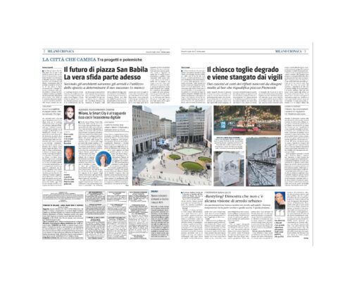 Il Giornale: Massimo Roj sulla trasformazione di Piazza San Babila Il Giornale: Massimo Roj sulla trasformazione di Piazza San Babila