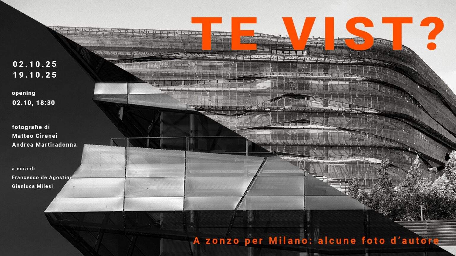 Te Vist mostra fotografica architettura Milano